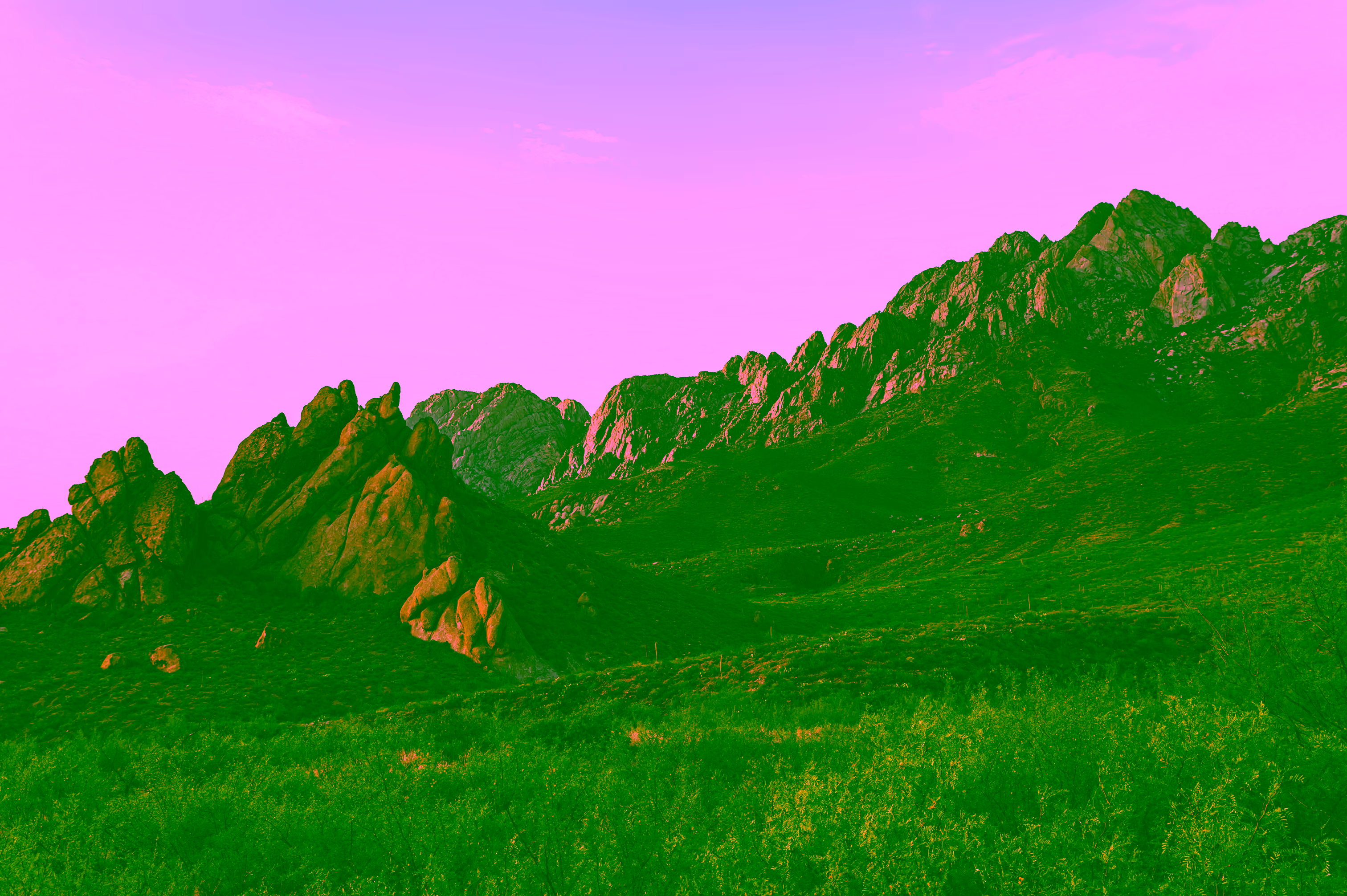 The Organ Mountains in Las Cruces, New Mexico