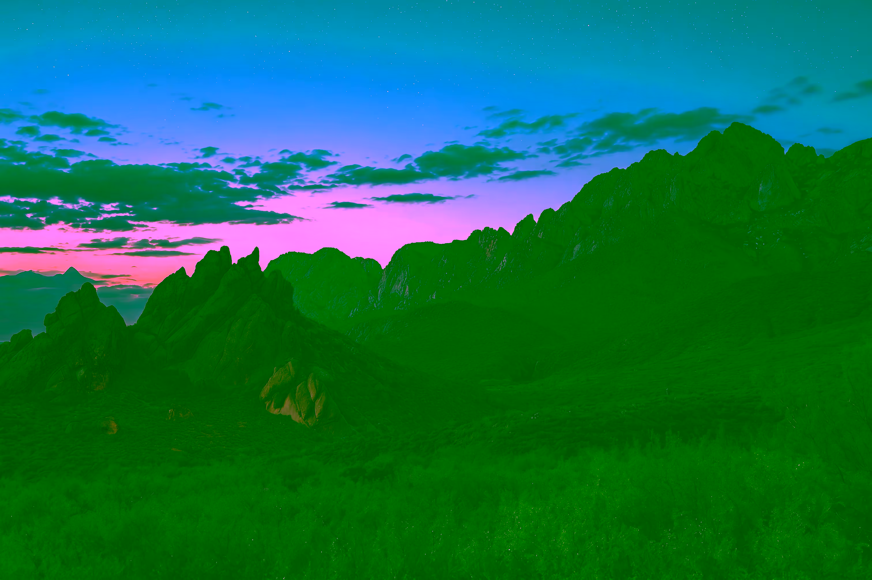 The Organ Mountains in Las Cruces, New Mexico