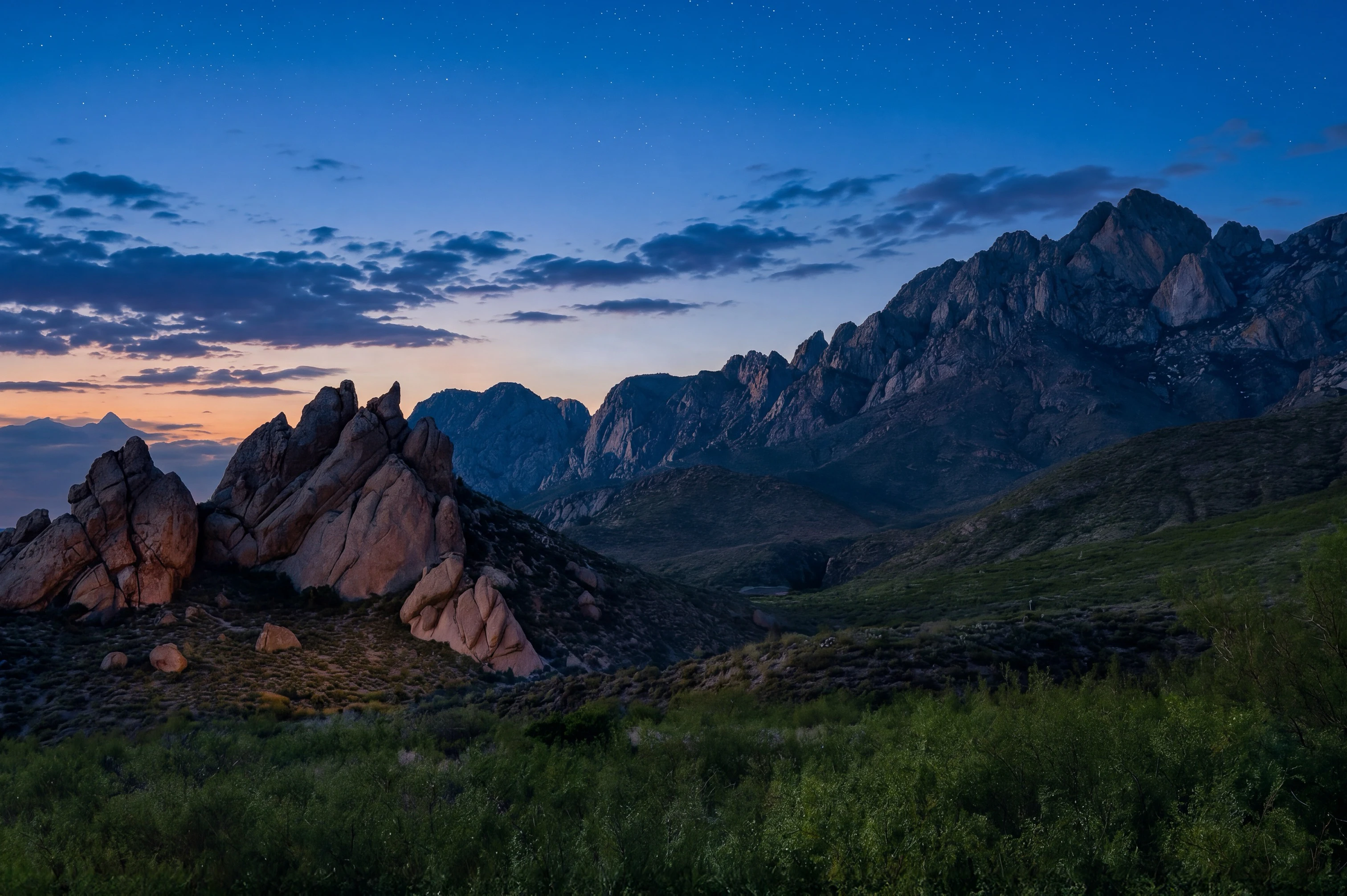 The Organ Mountains in Las Cruces, New Mexico