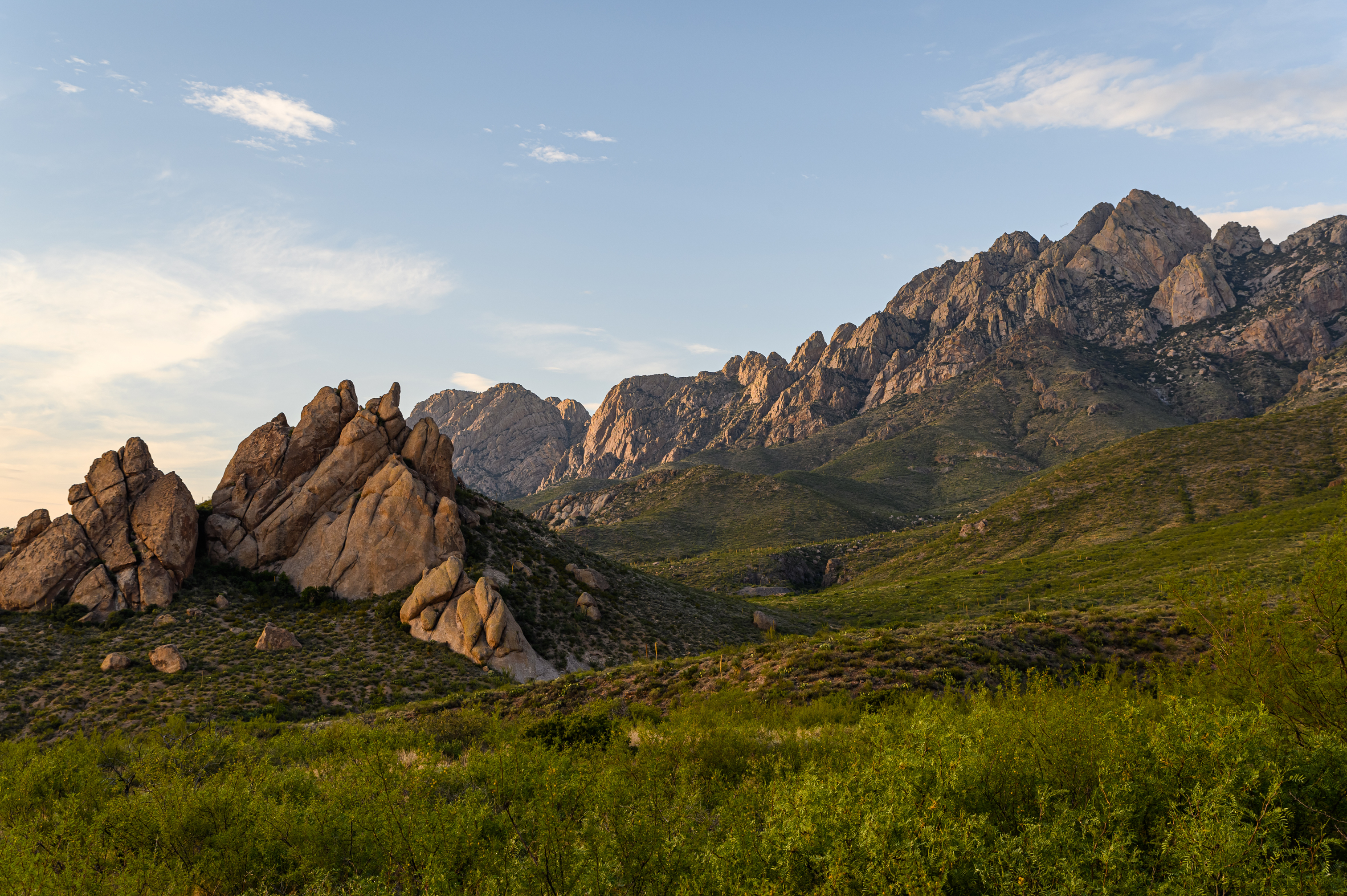 The Organ Mountains in Las Cruces, New Mexico