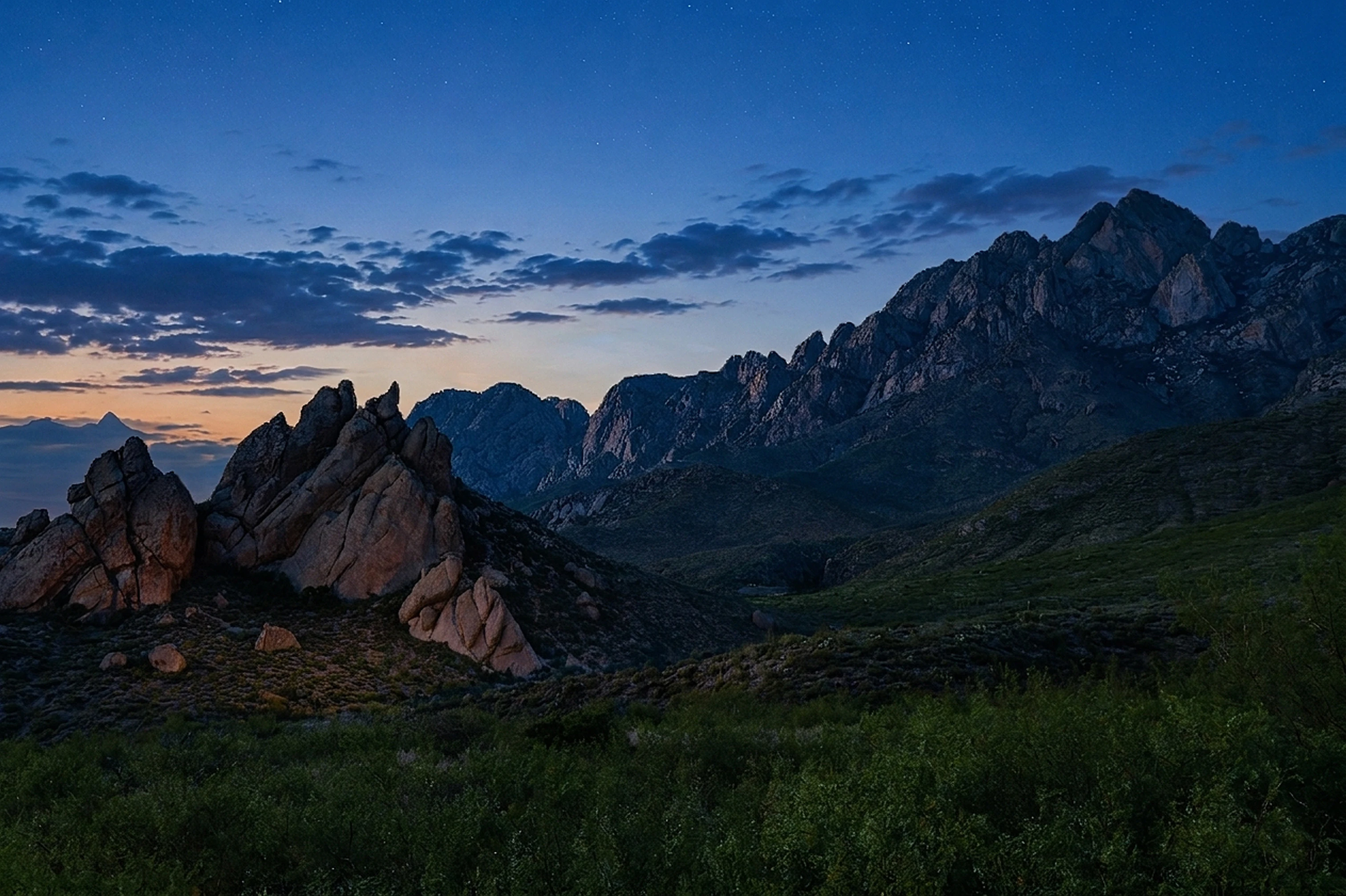 The Organ Mountains in Las Cruces, New Mexico